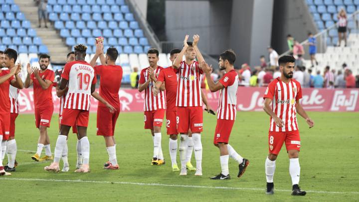 El Almería, en su mejor racha del último lustro