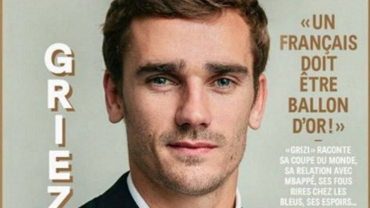 Portada de France Football con Griezmann pidiendo el Balón de Oro para un francés.