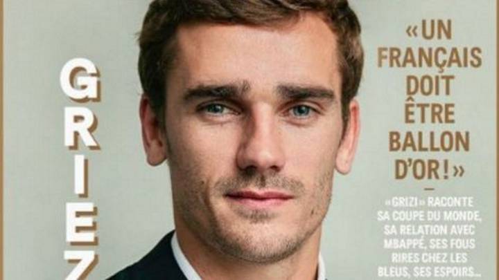 Portada de France Football con Griezmann pidiendo el Balón de Oro para un francés.