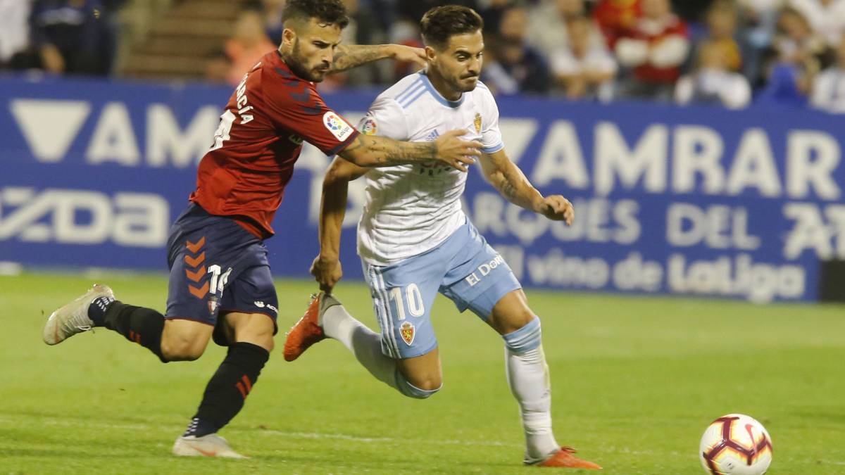 Zaragoza 1 - Osasuna 1: goles, resultado y resumen del partido