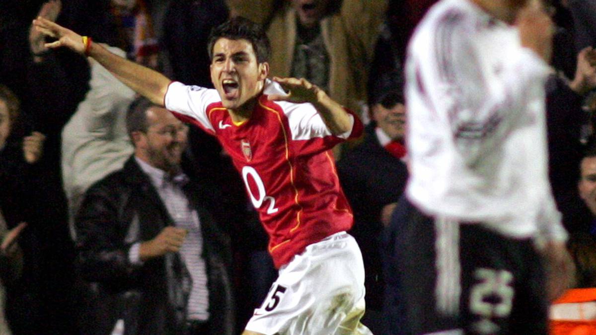 El centrocampista español, Cesc Fàbregas, durante su etapa en el Arsenal.