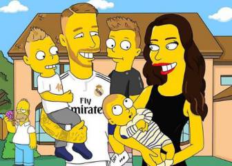 Así se ven las estrellas del fútbol en Los Simpson