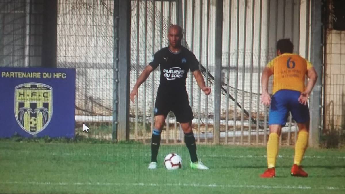 Abdennour, con el filial del OM.