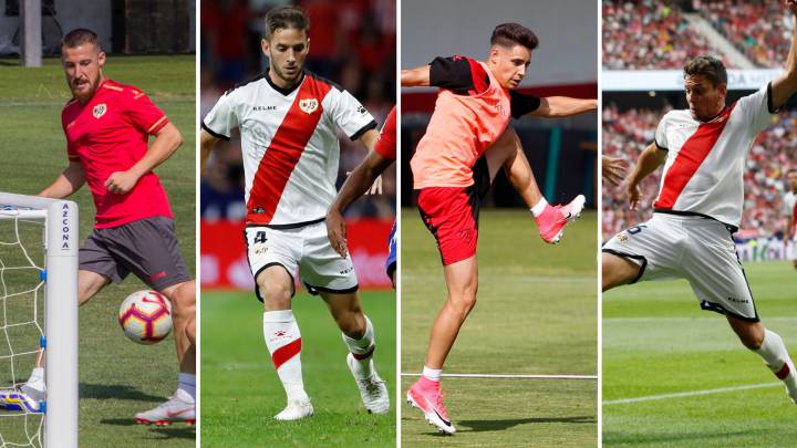 Tito, Medrán, Álex Moreno y Elustondo, de izquierda a derecha.
