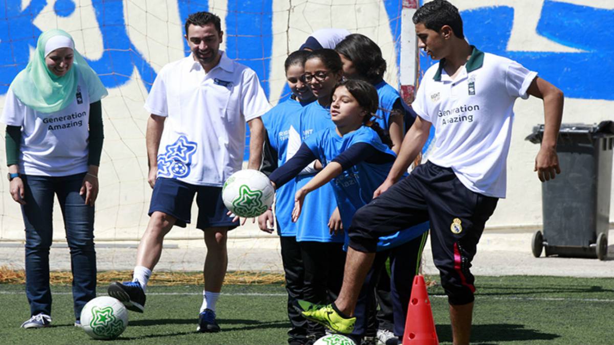 Xavi lleva 'Generation Amazing' hasta los 250.000 beneficiados