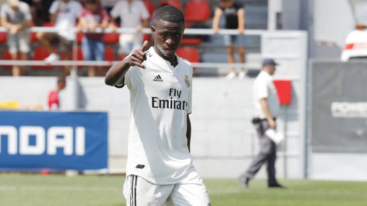 Vinicius Junior sobresale como goleador en un Castilla coral