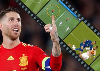 20 errores de bulto de Sergio Ramos con la camiseta de España