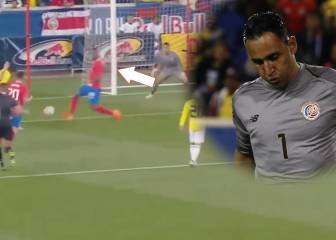 Los dos errores de bulto de Keylor Navas ante Colombia