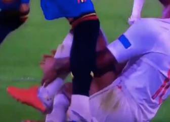 Sergio Ramos demuestra en un vídeo que no pisó a Sterling