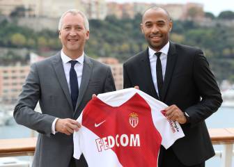 Así fue la presentación de Thierry Henry como DT de Mónaco