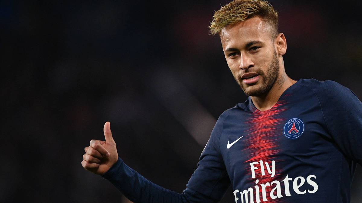 Neymar, en un partido con el PSG.