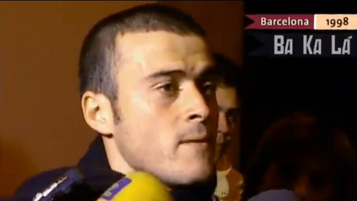 Luis Enrique discute con Pedrerol