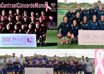 El fútbol femenino se vuelca en el día contra el cáncer de mama