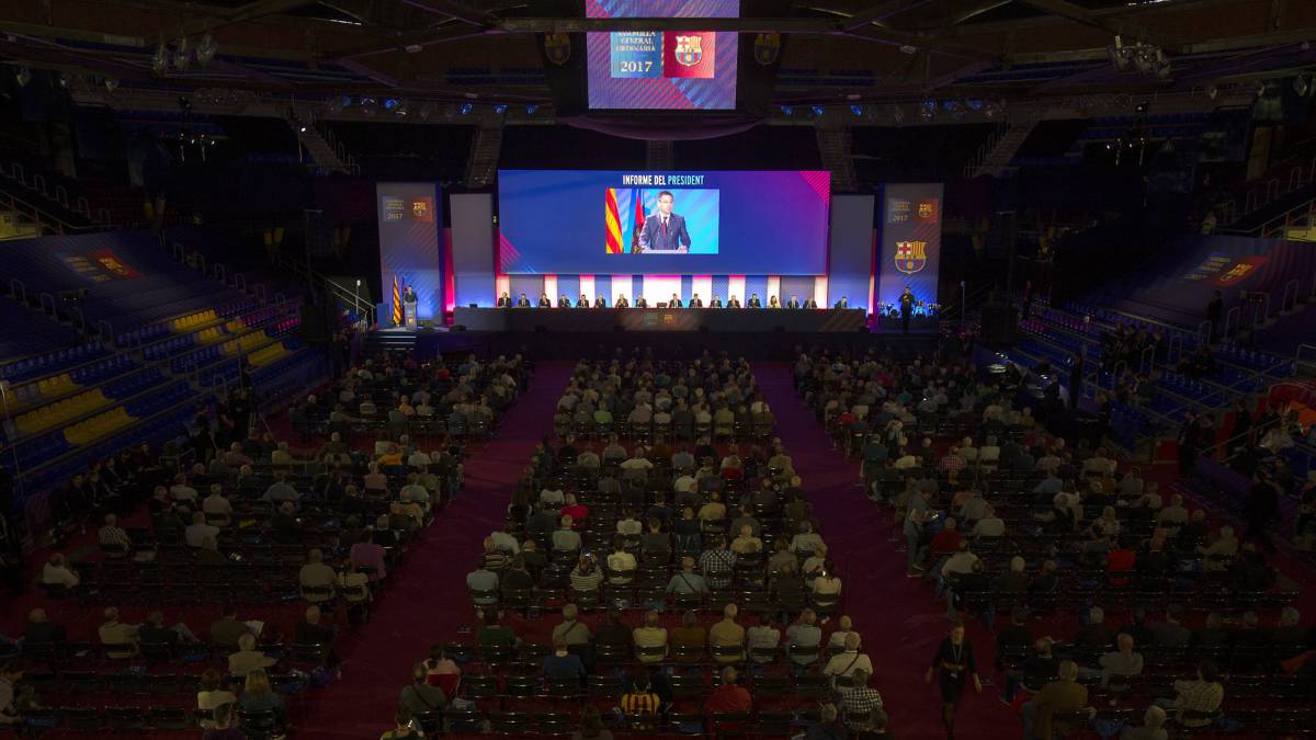 Bartomeu presidirá la Junta de Accionistas 2018 que se celebra hoy en el Palau.