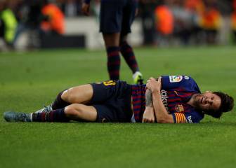 Messi, baja tres semanas: no juega el Clásico del domingo