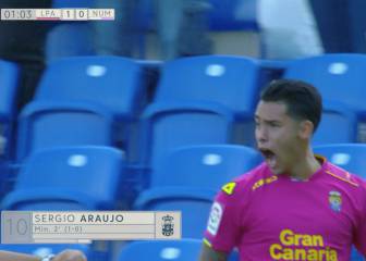 Las Palmas se da un festín ante un Numancia irreconocible