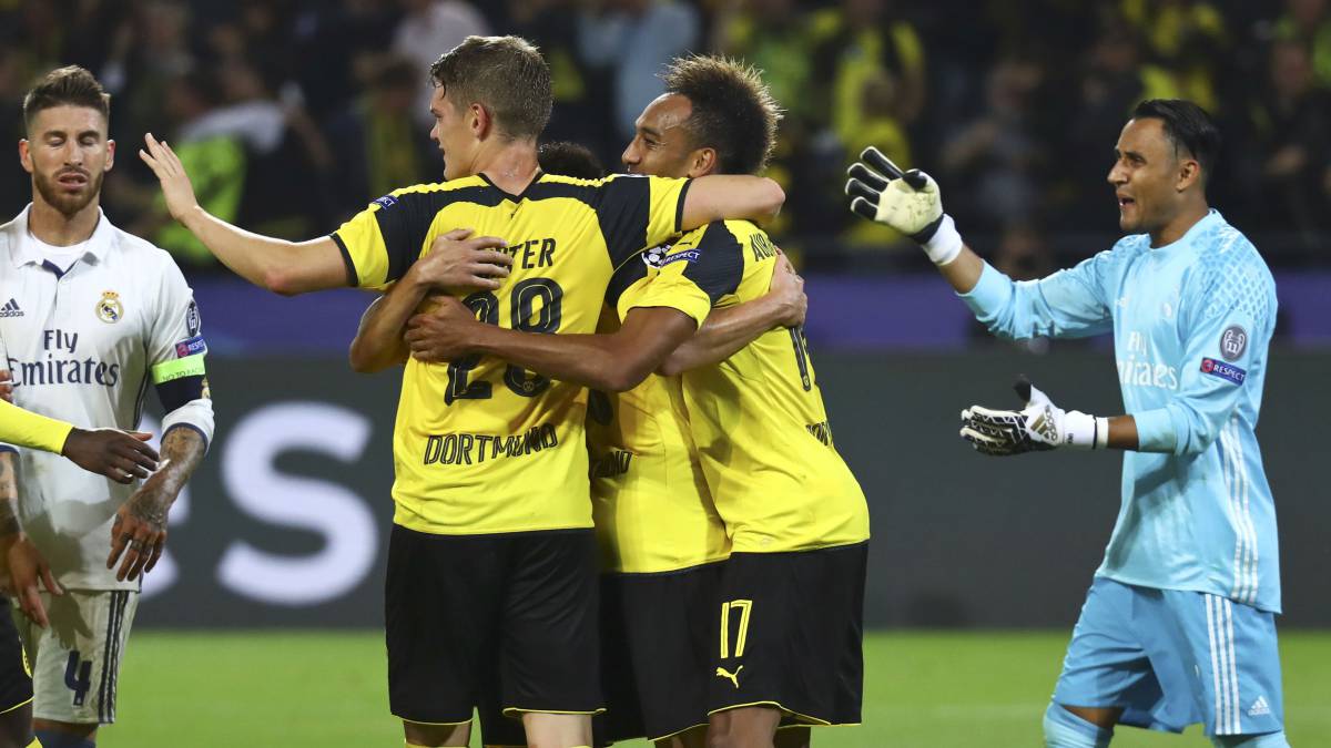 Duro golpe, Borussia goleó al Atlético de Madrid en Champions League Duro golpe, Borussia goleó al Atlético de Madrid en Champions League