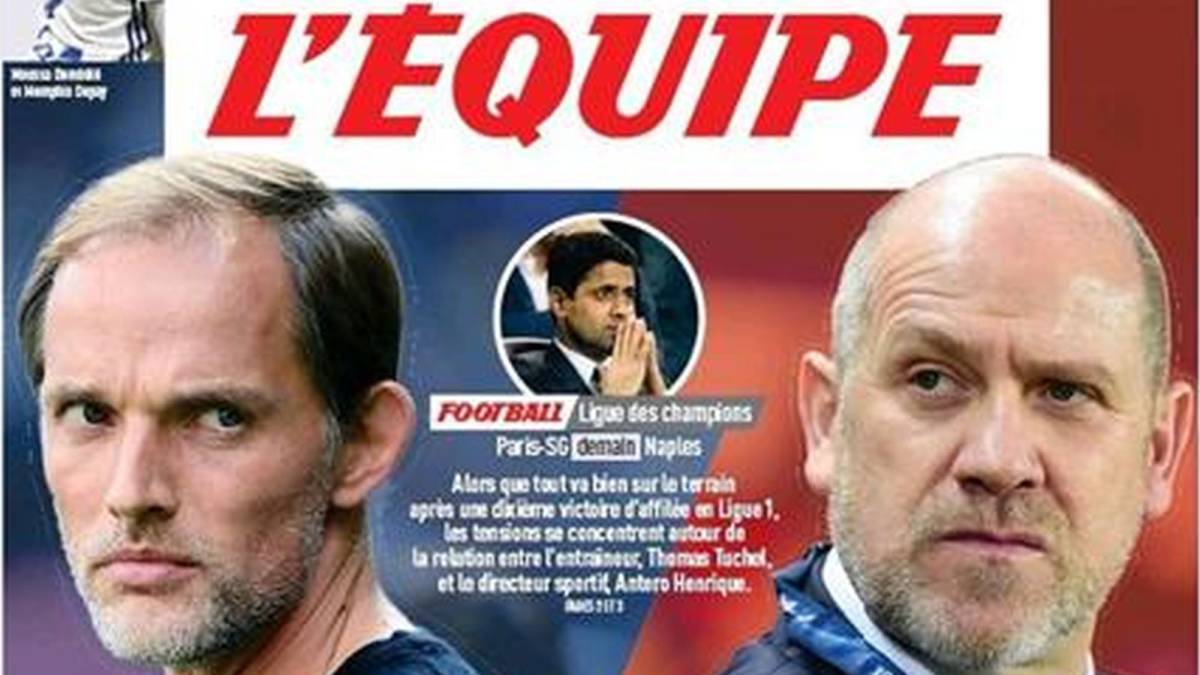 Se avecina guerra en el PSG entre Tuchel y el director deportivo