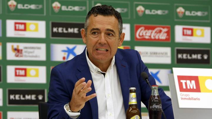 Diego García, presidente del Elche.
