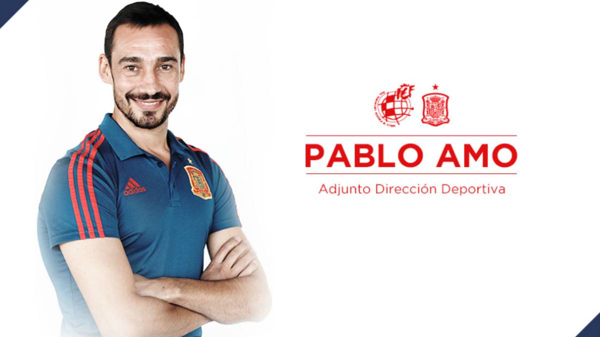 Pablo Amo, adjunto de Molina en la dirección deportiva de la FEF.