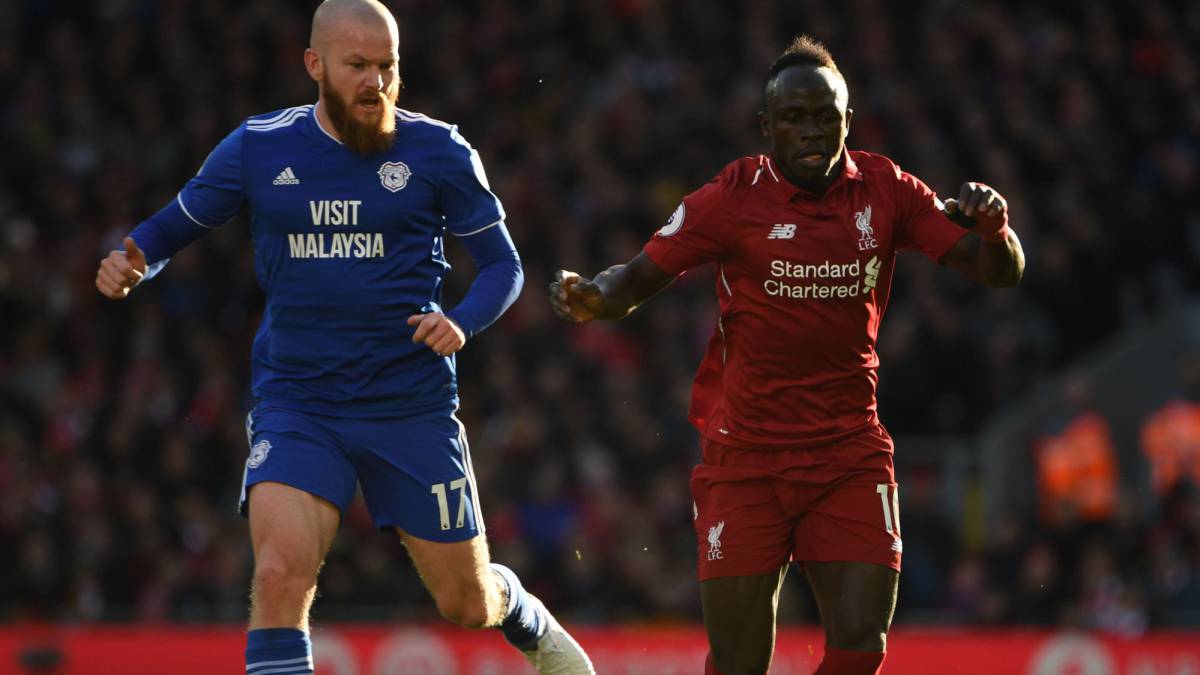 Mané ante el Cardiff.