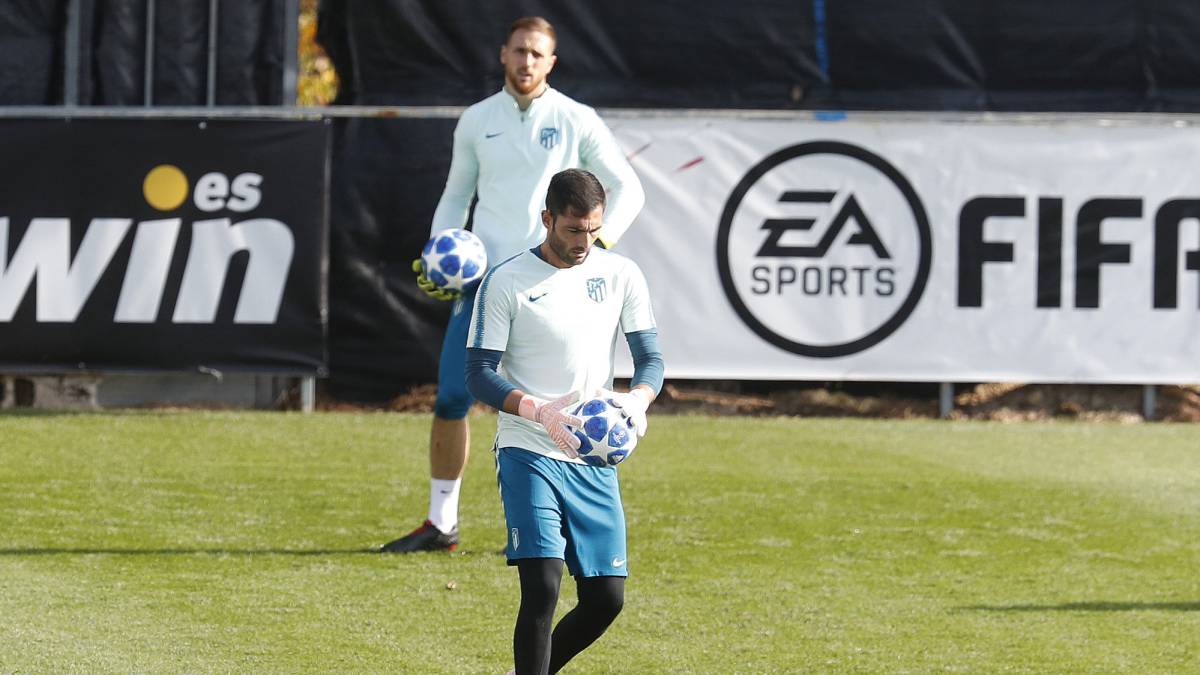 Adán: listo para debutar en partido oficial con el Atlético