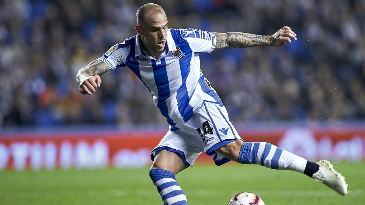 Sandro Ramírez, en un partido con la Real Sociedad.