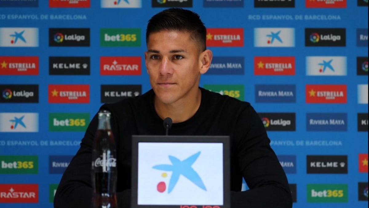 Óscar Duarte en rueda de prensa.
