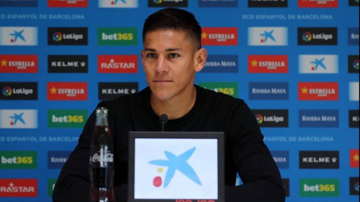Óscar Duarte en rueda de prensa.