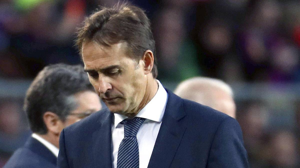 Lopetegui se despidió de la plantilla y habló con Solari.