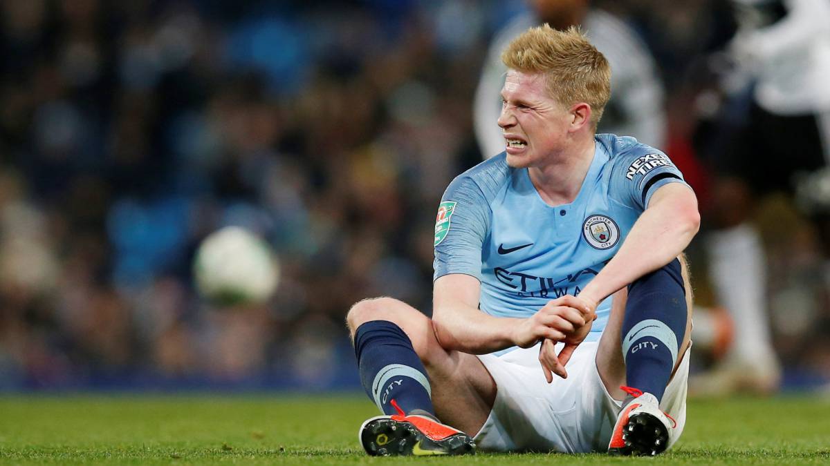 De Bruyne se vuelve a lesionar dos semanas después de volver