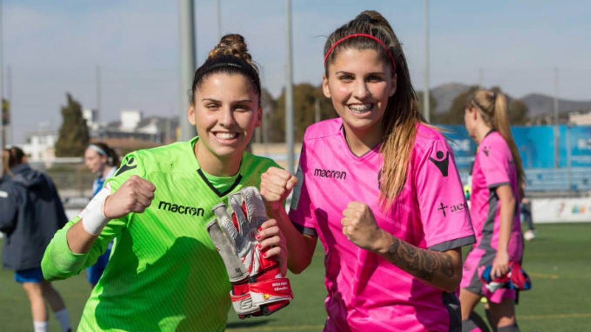 Noelia y Natalia Ramos en su etapa en el Levante.