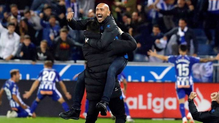 Abelardo, entrenador del Alavés.