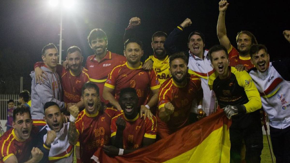España celebra su histórico resultado en el Mundial.