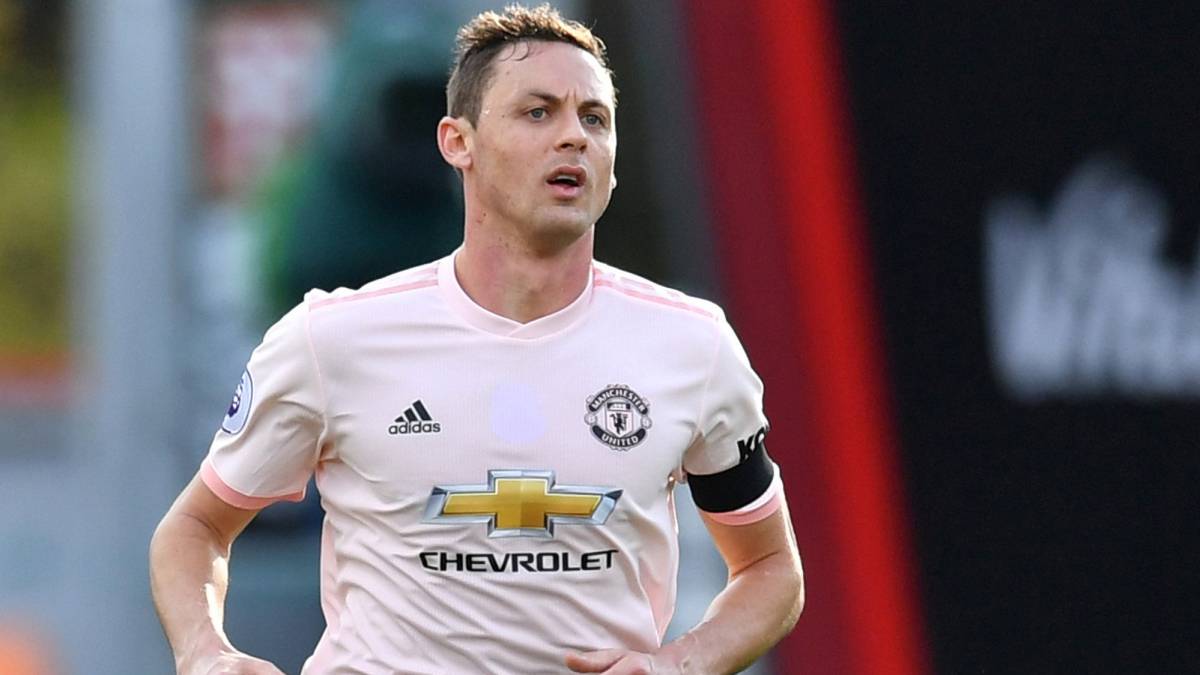 Matic, en un partido con el Manchester United.