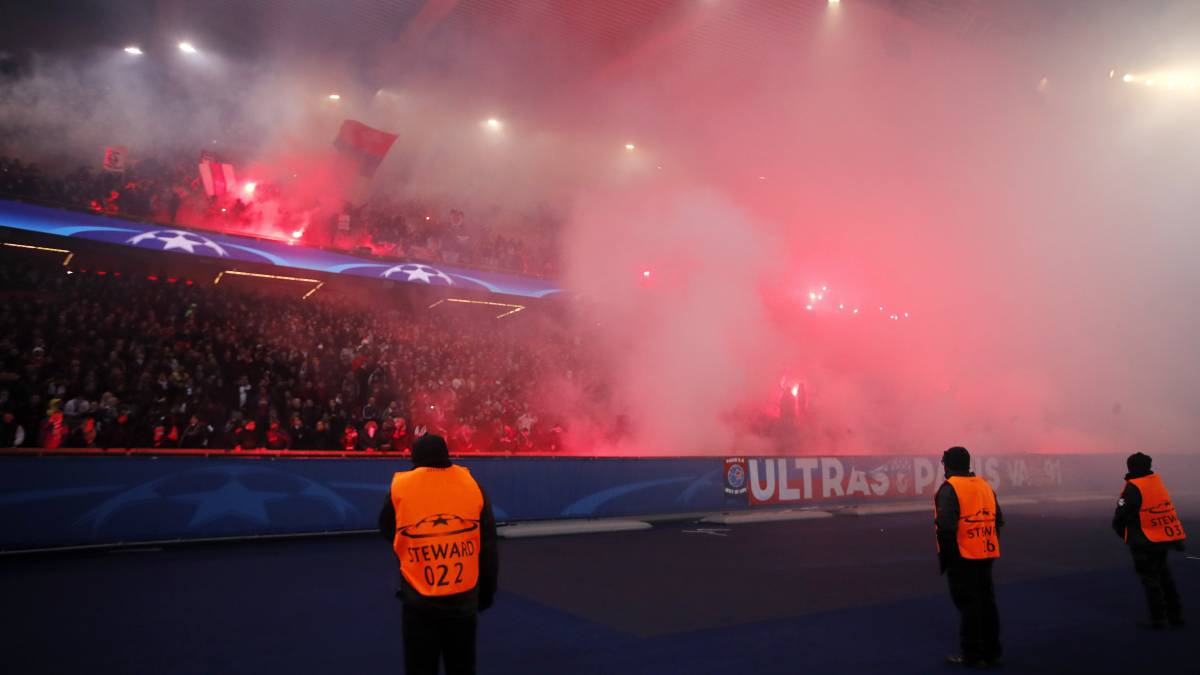 Condenados 13 ultras del PSG con hasta 10 meses de cárcel