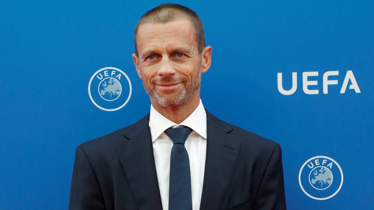 El presidente esloveno de la UEFA, Aleksander Ceferin.