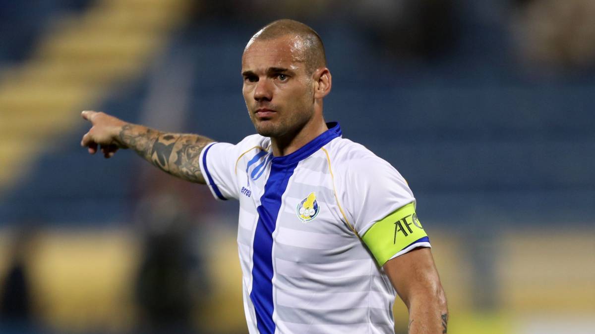 Sneijder con el Al-Gharafa.