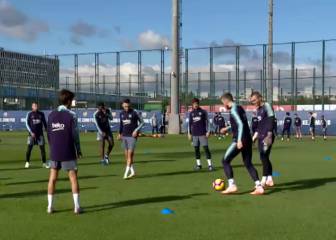 Messi trabaja con el grupo y podría jugar ante el Betis