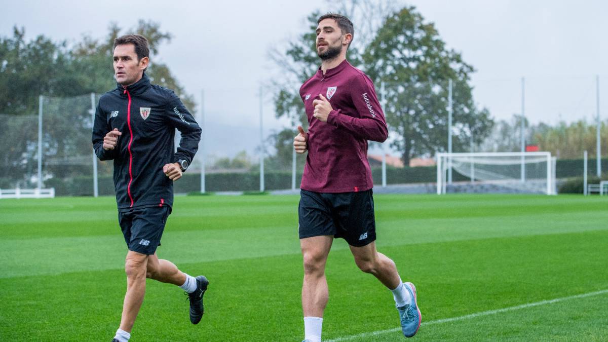 Yeray ya corre en Lezama