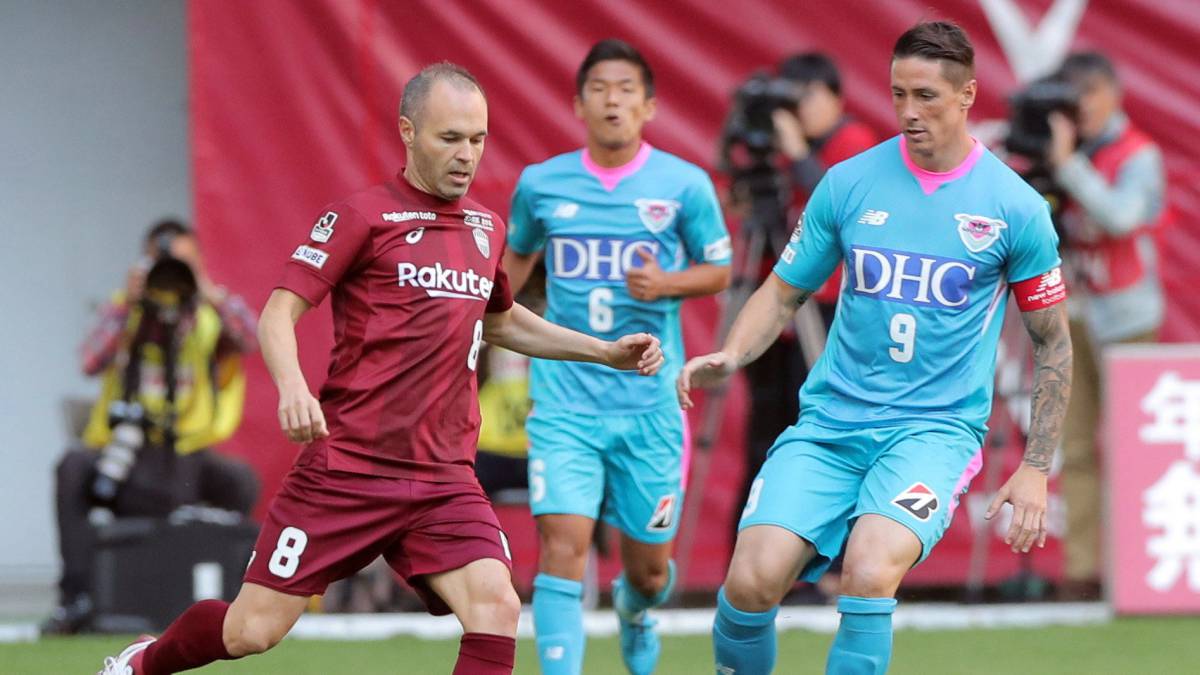 Iniesta y Fernando Torres
