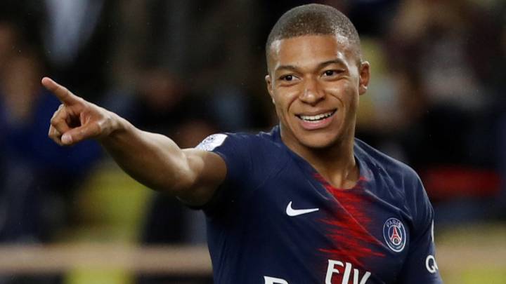 Mbappé con el PSG