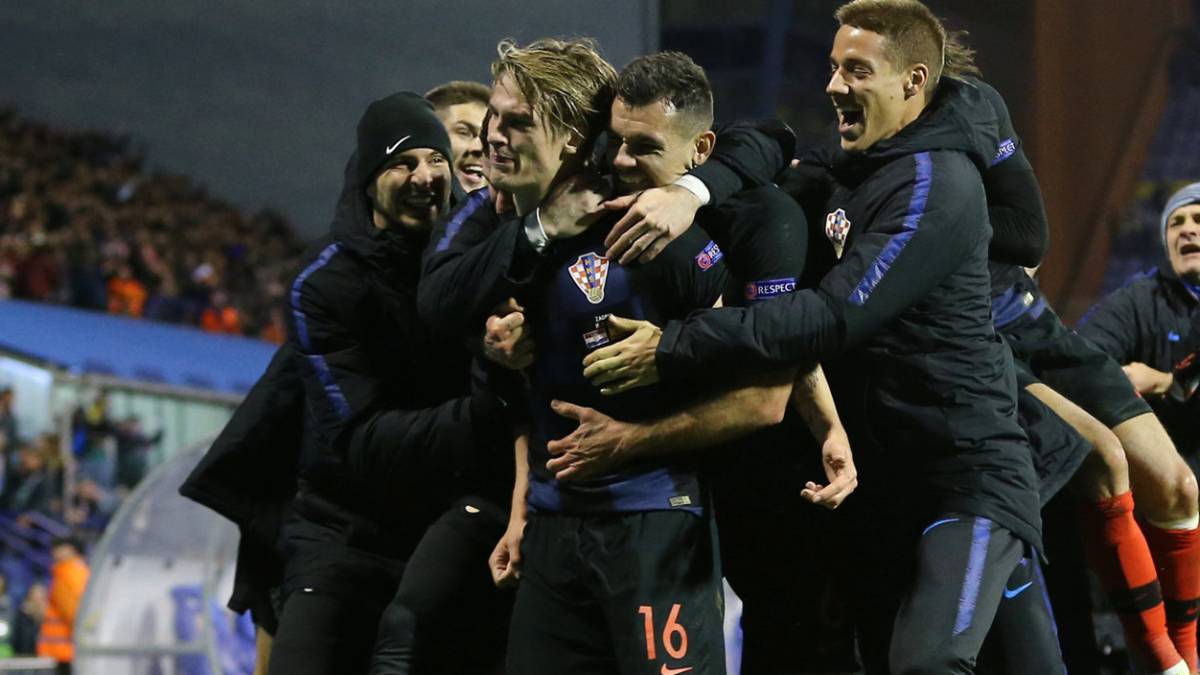Croacia-España en imágenes