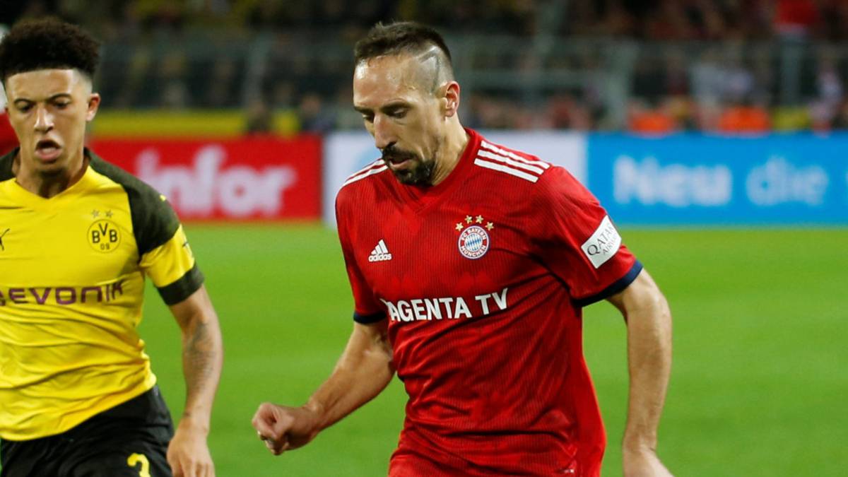 Ribery con el Bayern.