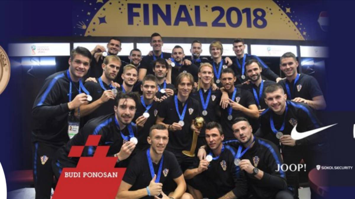 La Federación croata homenajeó a Mandzukic, Corluka y Subasic.