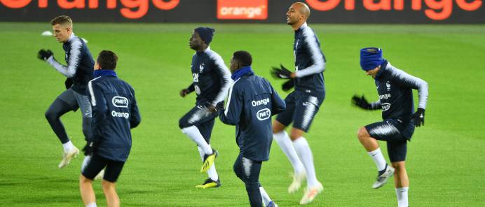 Entrenamiento de Francia.