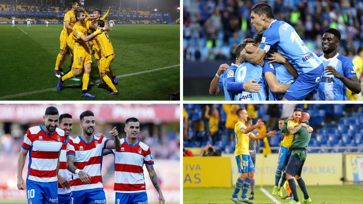 Los cuatro líderes de Segunda
