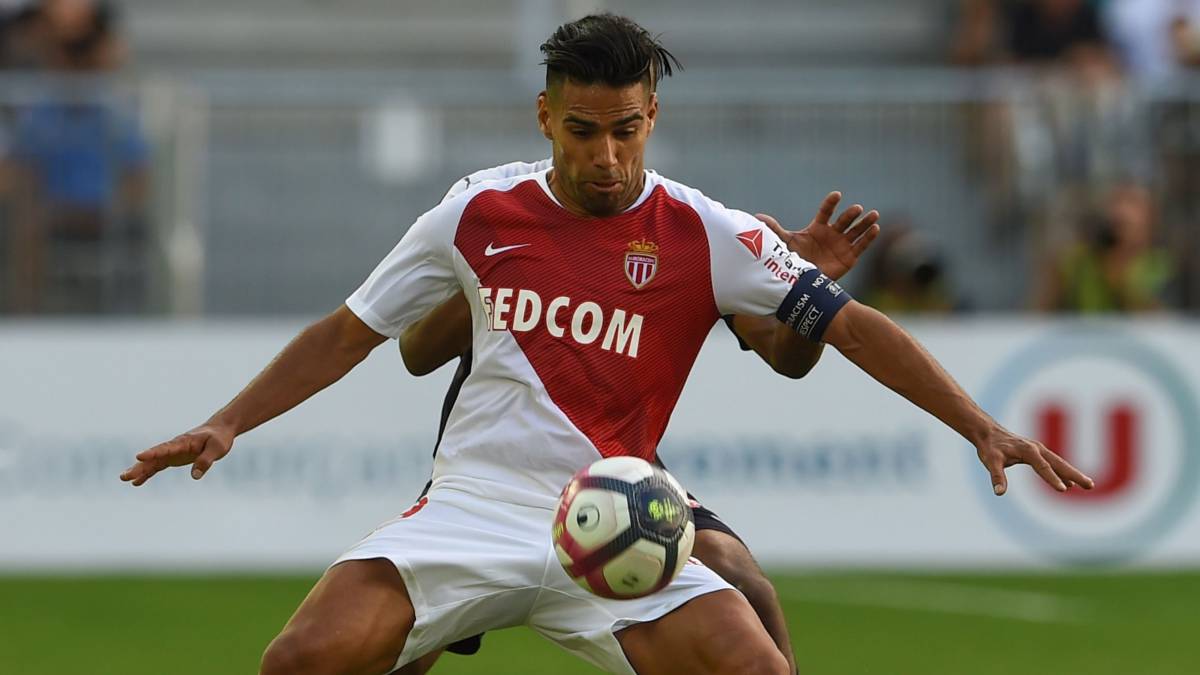 Falcao con el Mónaco.