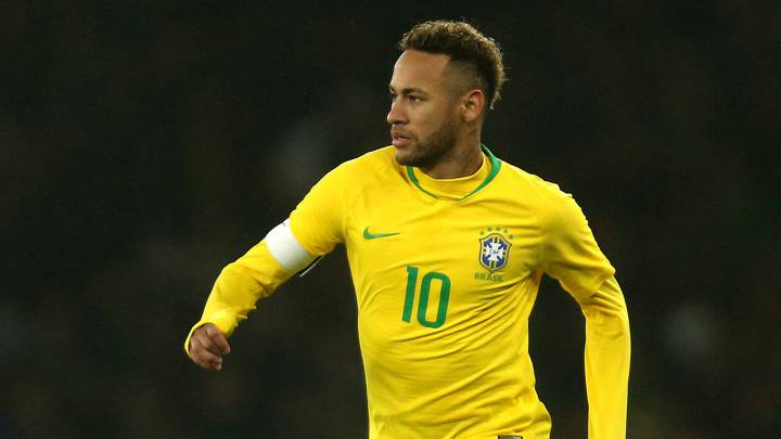 Neymar, en el encuentro ante Uruguay.