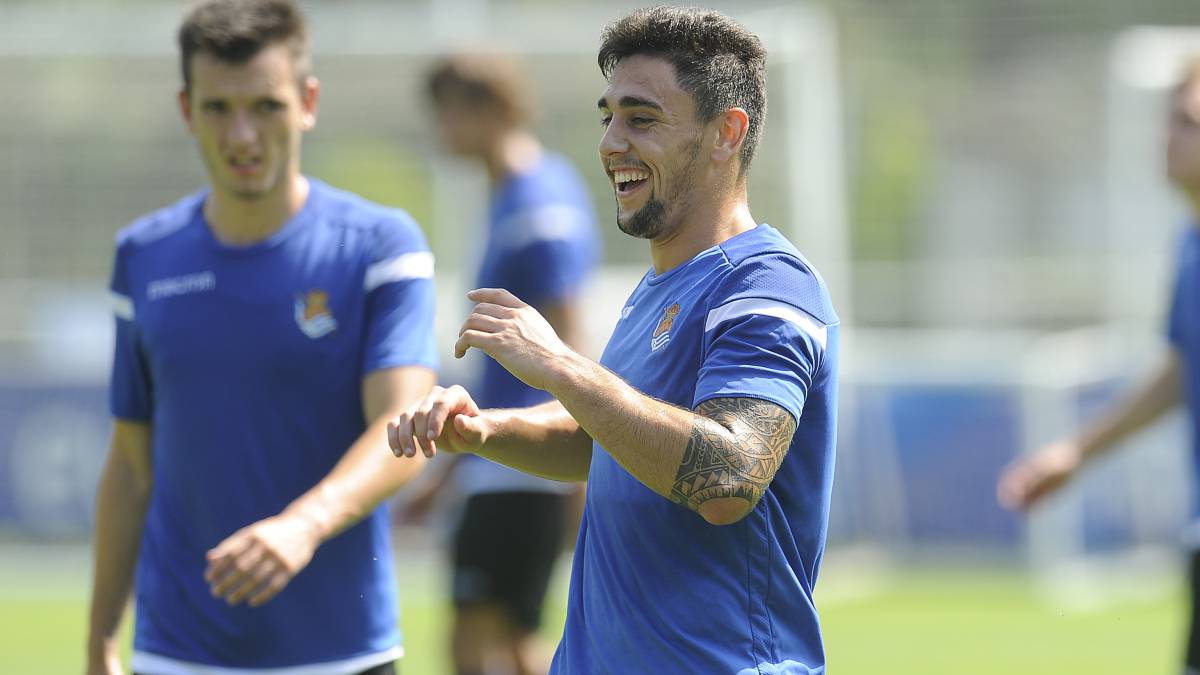 Raúl Navas, jugador de la Real Sociedad.